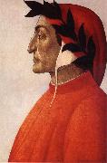 Sandro Botticelli Portrat of Dante oil painting artist